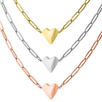 Paperclip Heart Necklace — WJW