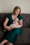 Forest Maternity Mommy Labor and Delivery/ Nursing Gown — Three Little Tots Maternity Clothing