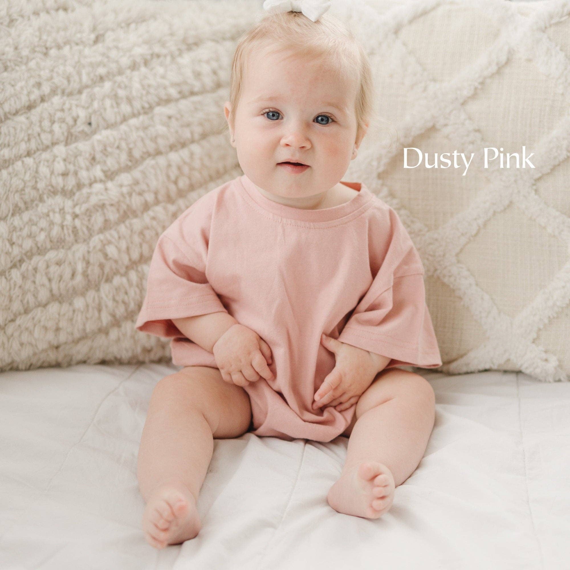 Oversized T-Shirt Romper - Premium Baby & Toddler Outfits from Little Joy Co. - Just $18! Shop now at Pat's Monograms