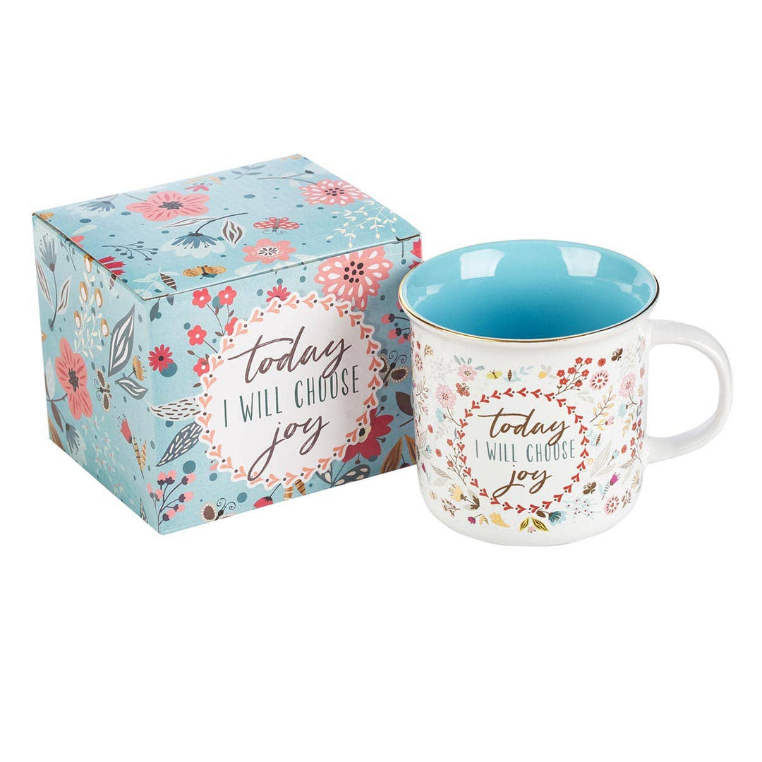 Today I Choose Joy Ceramic Coffee Mug - Premium gift item from Christian Art Gifts - Just $12.95! Shop now at Pat's Monograms