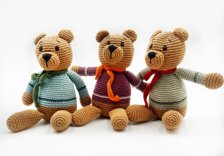 Plush Teddy Bear Stuffed Animal - Premium Baby Toys & Activity Equipment from Pebble - Just $26.95! Shop now at Pat's Monograms