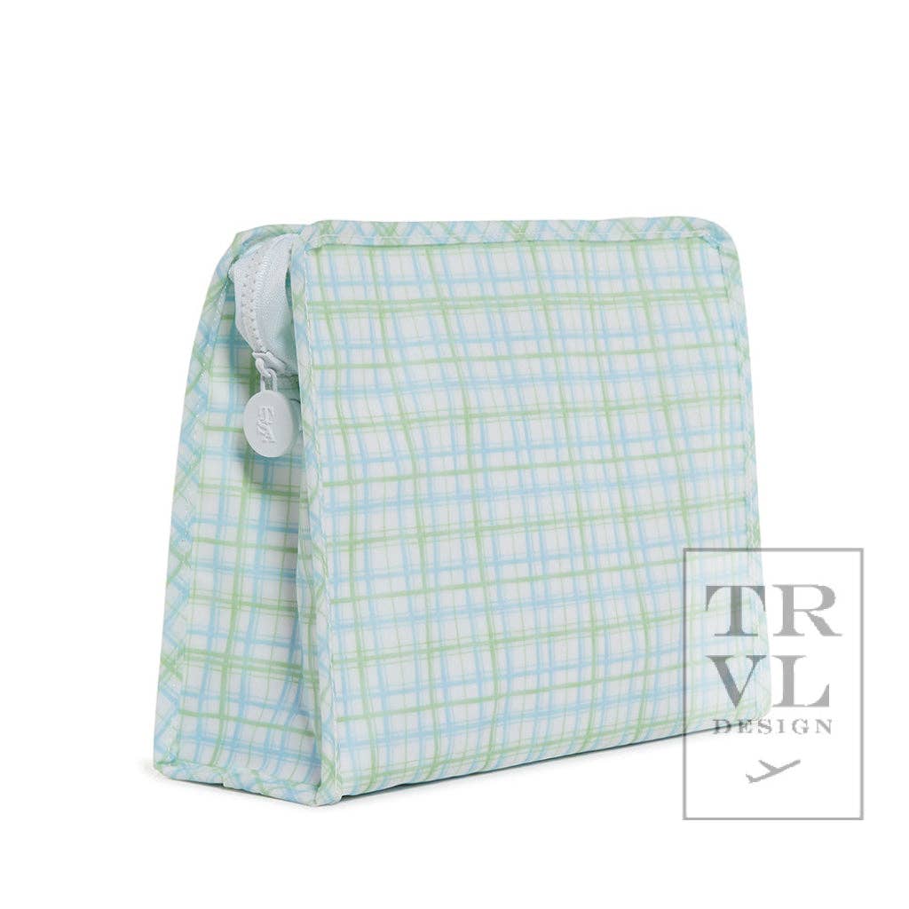 Roadie Large - Classic Plaid Zip Pouches - Premium travel bag from TRVL Design - Just $32! Shop now at Pat's Monograms