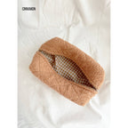 Regular Size Make Up Bag - TERRY: ONE SIZE / ALMOND — LoveLina