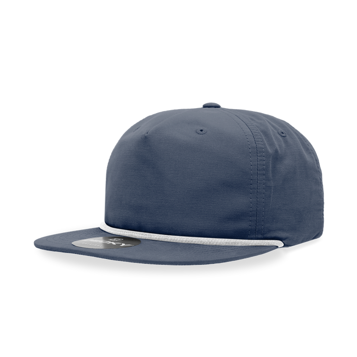 Decky 6032 Classic Rope Cap, 5 Panel Flat Bill Hat, Snapback - Premium Caps from The Park Wholesale - Just $14.95! Shop now at Pat's Monograms