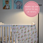 Tulip Garden Baby Swaddle Blanket — LollyBanks