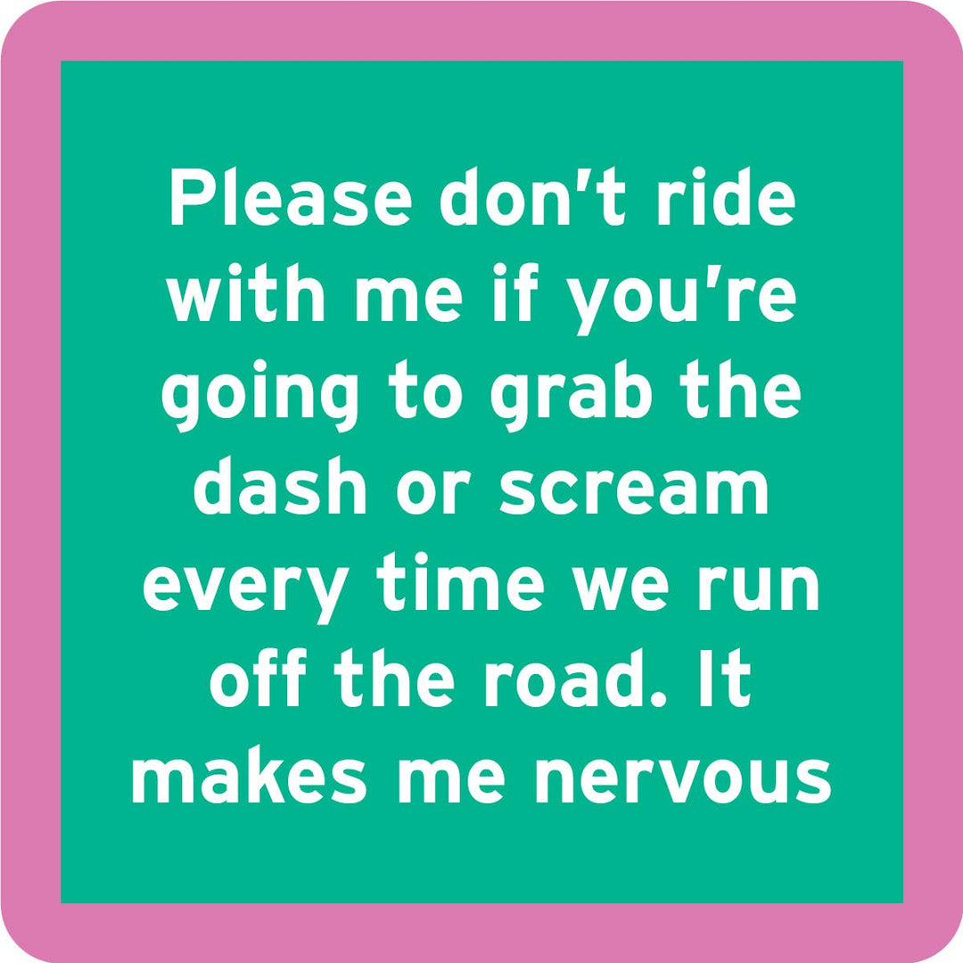 Nervous | Funny Party Gift | Home Bar Decor - Premium coaster from Drinks on Me - Just $5.50! Shop now at Pat's Monograms