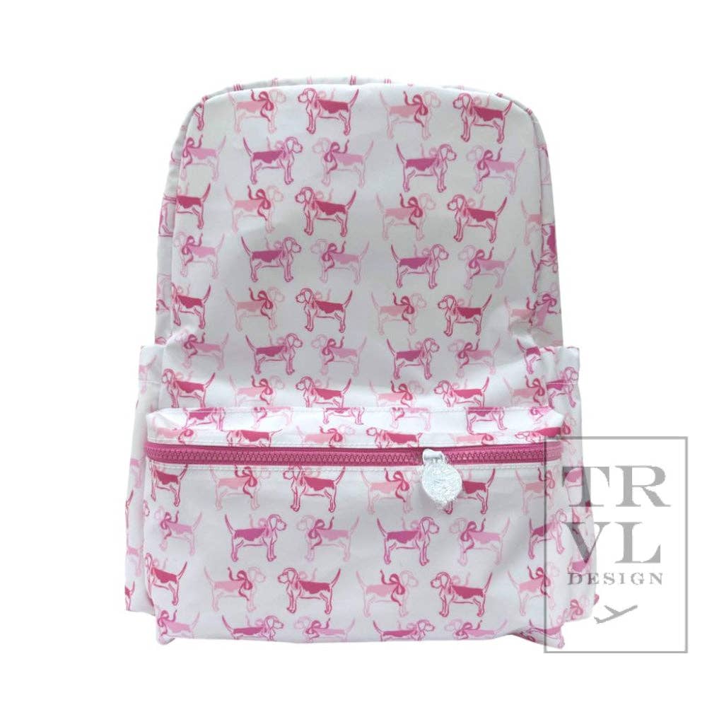 Backpacker - Backpack Puppy Love Pink - Premium Backpack from TRVL Design - Just $64.95! Shop now at Pat's Monograms
