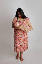 Wild Child Maternity Mommy Labor and Delivery/ Nursing Gown — Three Little Tots Maternity Clothing