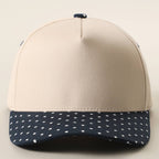 SMALL POLKA DOT Brim Two-Tone Trucker Hat — Fashion City