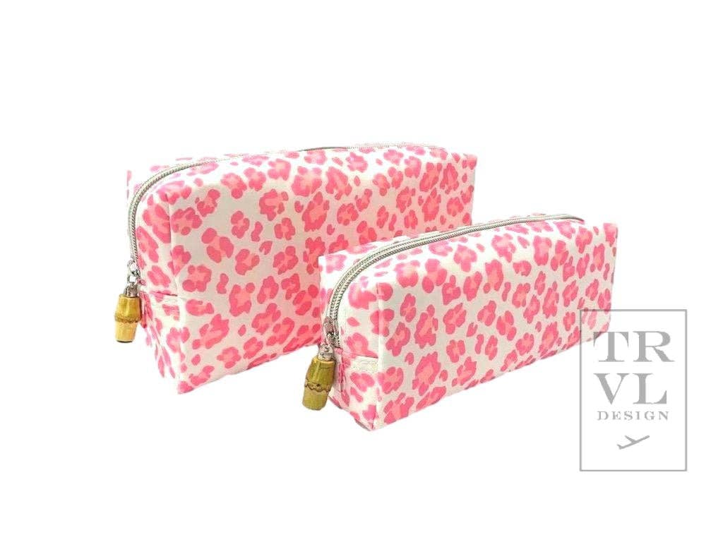 Duos - Travel Pouches - Cheetah Pink - Premium Cosmetic Bag from TRVL Design - Just $26.95! Shop now at Pat's Monograms