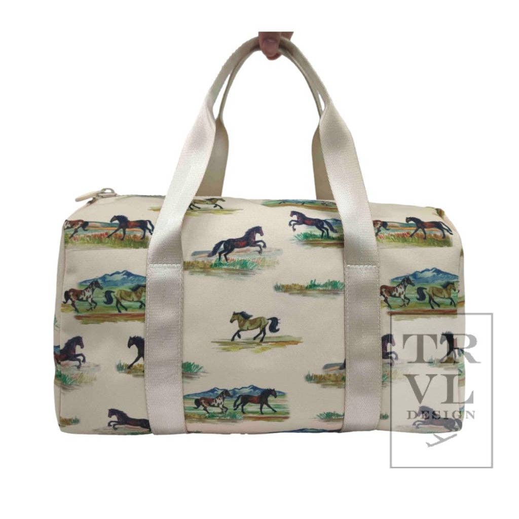 Mini Packer - Wild Horses - Premium Duffel Bags from TRVL Design - Just $39.95! Shop now at Pat's Monograms