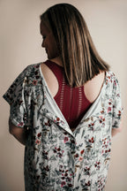 Floral Mommy Labor and Delivery/ Nursing Gown — Three Little Tots Maternity Clothing
