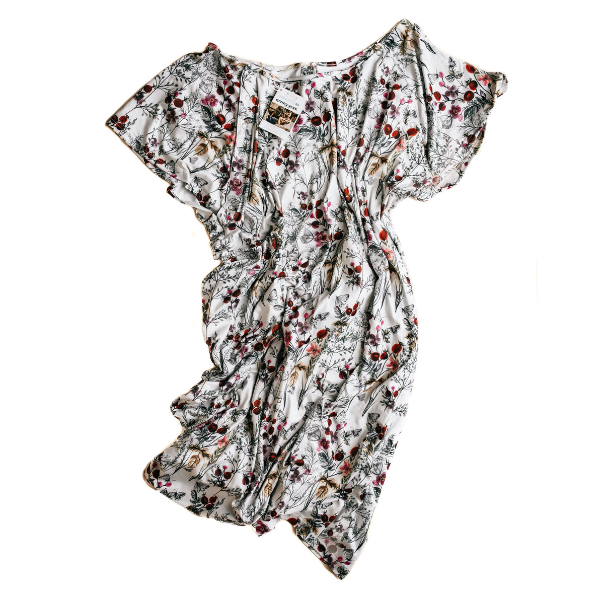 Floral Mommy Labor and Delivery/ Nursing Gown — Three Little Tots Maternity Clothing