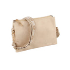 Classic daily leather crossbody with guitar strap — Handbag Factory Corp
