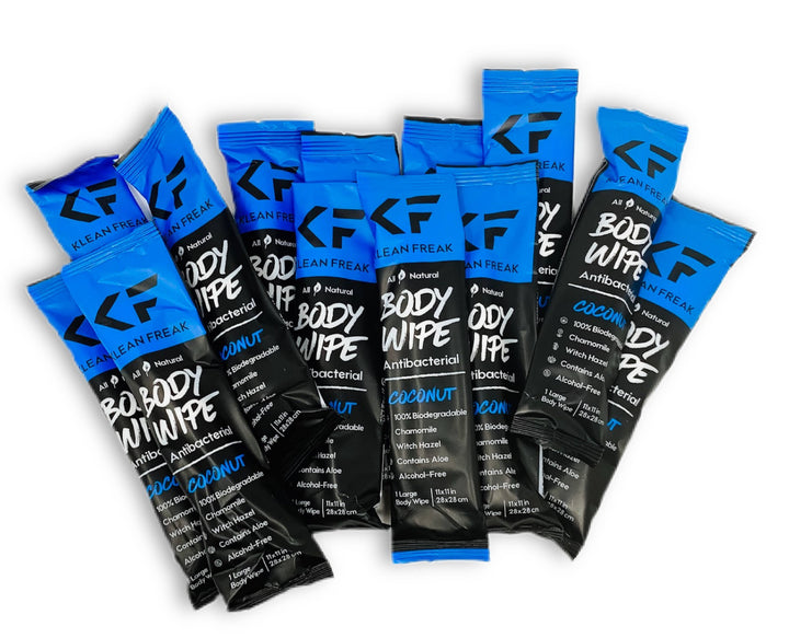 Full Coconut - Dozen - Premium Body Wipe from Klean Freak - Just $15! Shop now at Pat's Monograms
