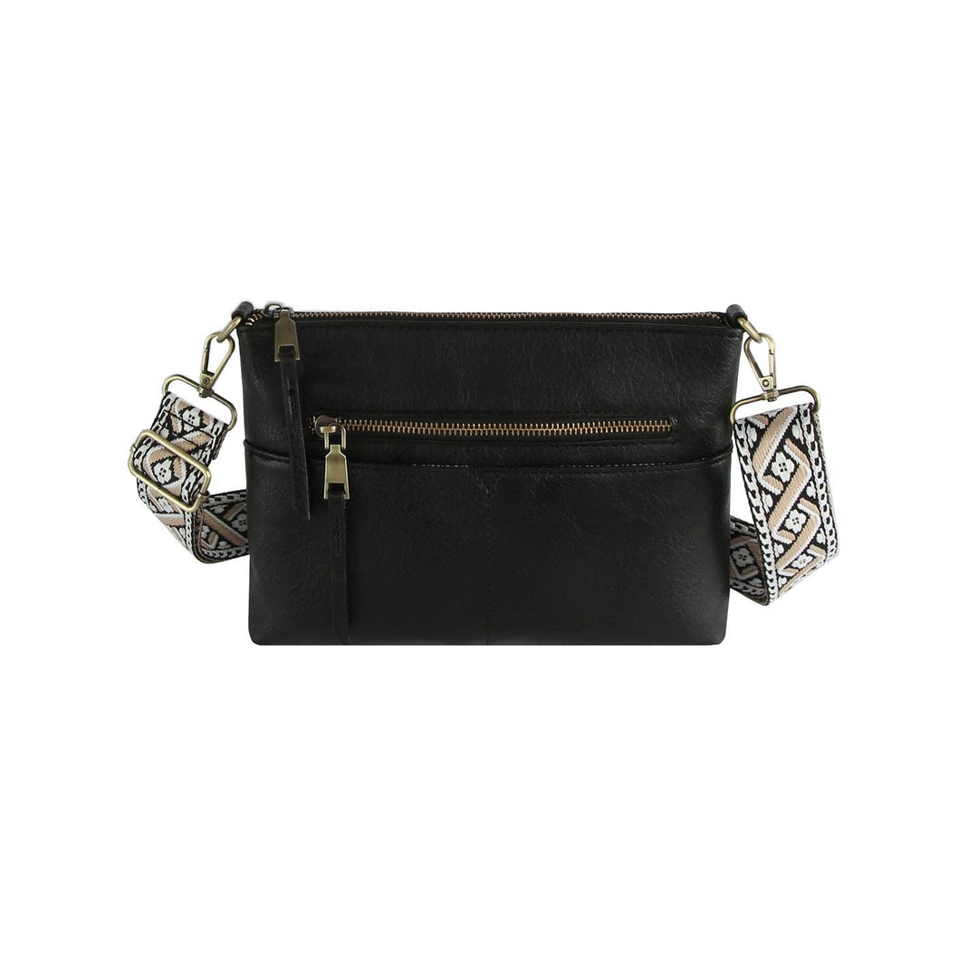 Boxy Rectangular Guitar Strap Crossbody Bag - Premium handbag from Handbag Factory Corp - Just $36.95! Shop now at Pat's Monograms