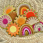 Boho Sun Chenille Patches — Peak Tide