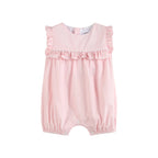 Pink Ruffle Jumper Romper - Premium Baby & Toddler Outfits from Lil Cactus - Just $38.95! Shop now at Pat's Monograms