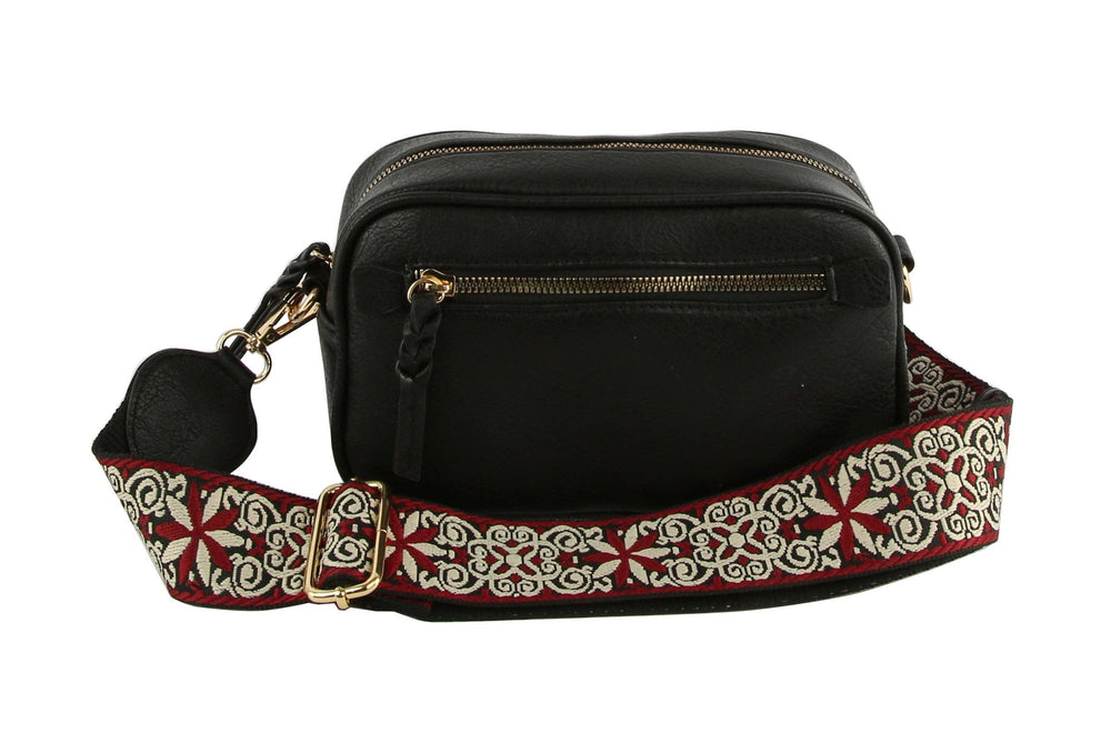 Boho Guitar Strap Women's Crossbody Bag - Premium Bags and Totes from MiMi Wholesale - Just $29.87! Shop now at Pat's Monograms