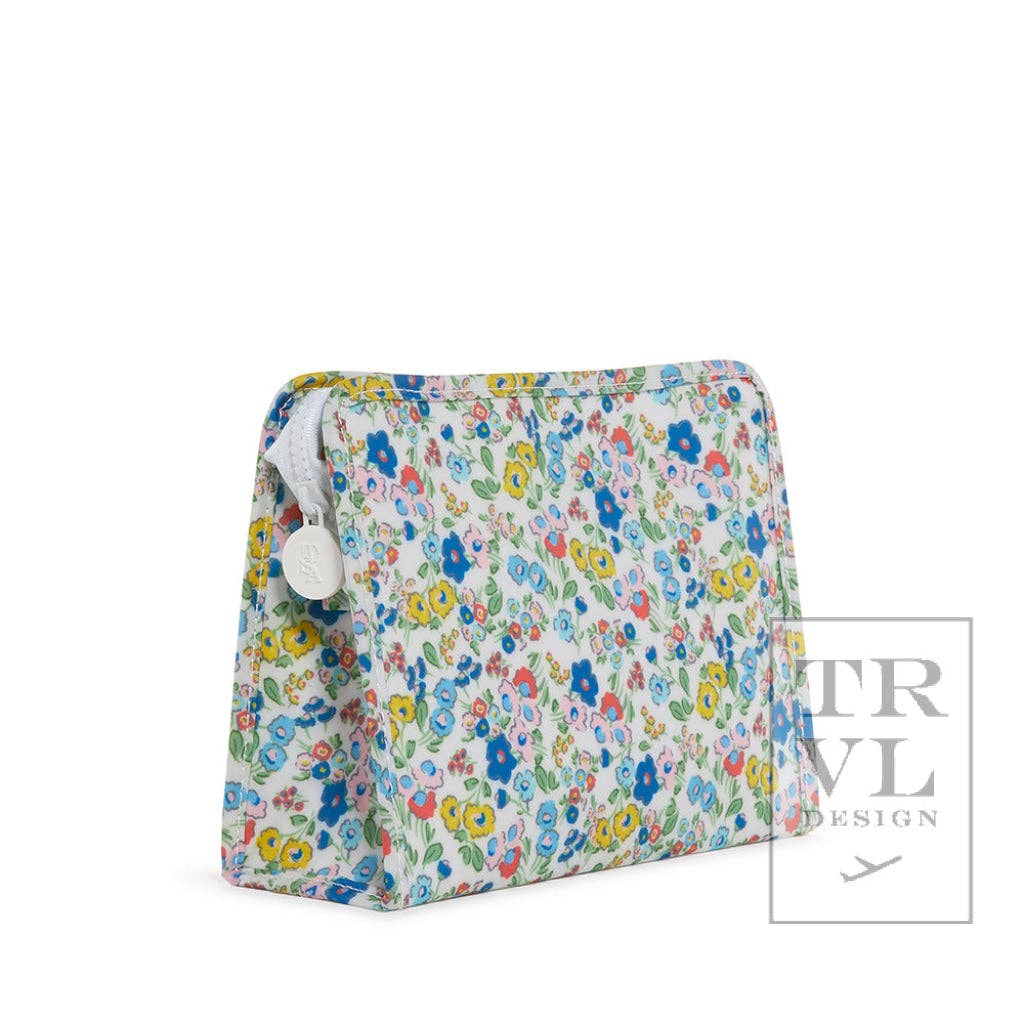 Roadie Medium - Posies Zip Bag - Premium travel bag from TRVL Design - Just $28.95! Shop now at Pat's Monograms