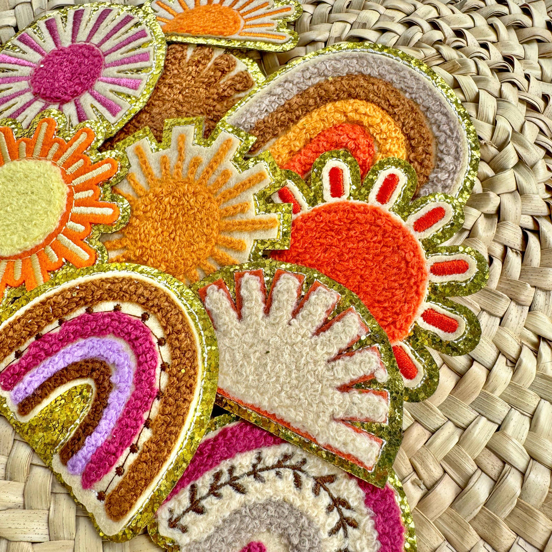 Boho Sun Chenille Patches - Premium  from Peak Tide - Just $6! Shop now at Pat's Monograms