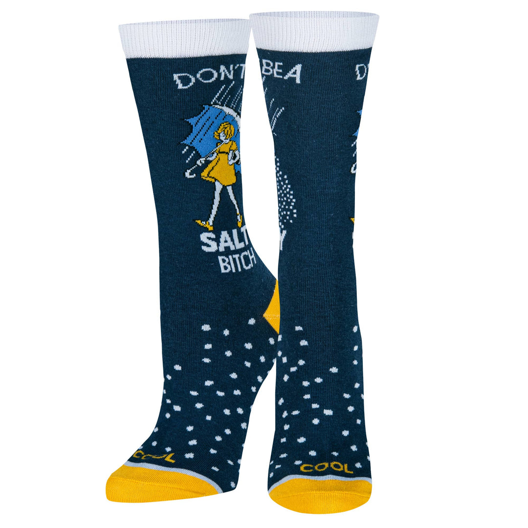 Salty Bitch - Womens Crew Folded - Cool Socks - Premium socks from Cool Socks - Just $12.95! Shop now at Pat's Monograms