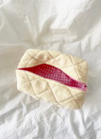 Regular Size Make Up Bag - TERRY: ONE SIZE / ALMOND — LoveLina