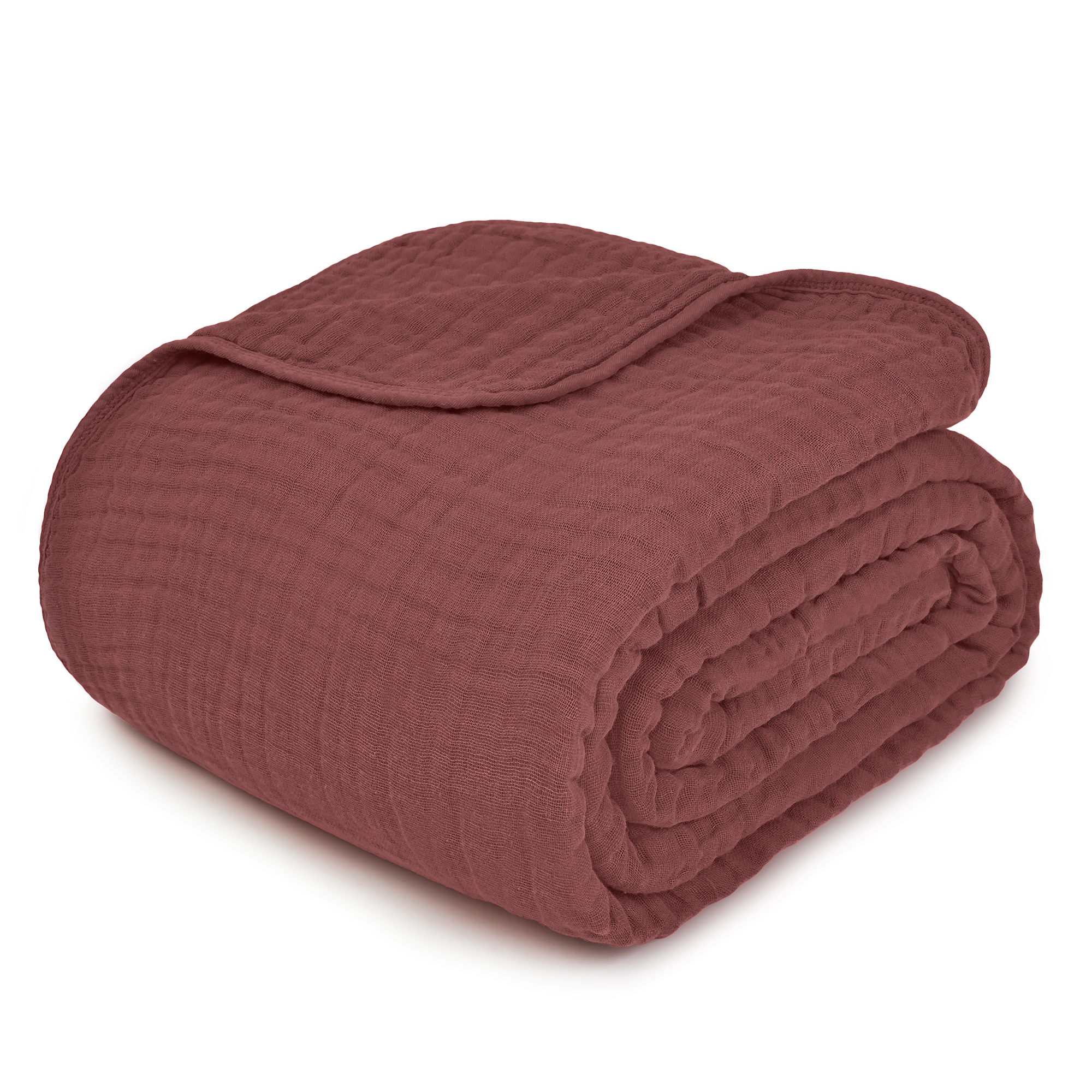 Adult Muslin Cotton Throw - Wine - Premium blankets from Comfy Cubs - Just $34.95! Shop now at Pat's Monograms