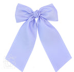 Matte Satin Longtail Hair Bow with Euro Knot — Beyond Creations, LLC Hairbows