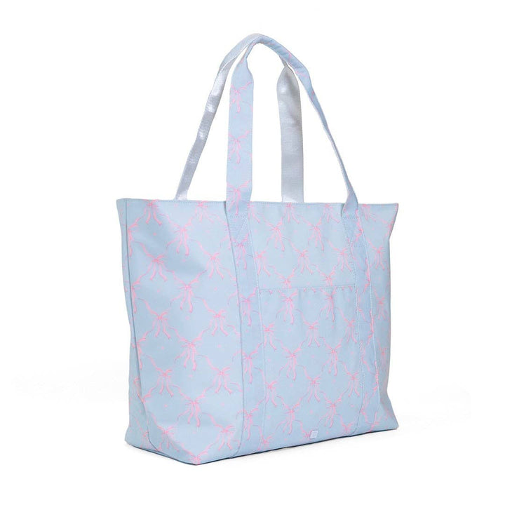 JUMBO TOTE - X-Large Tote ELOISE BOW - Premium Bags and Totes from TRVL Design - Just $74.95! Shop now at Pat's Monograms
