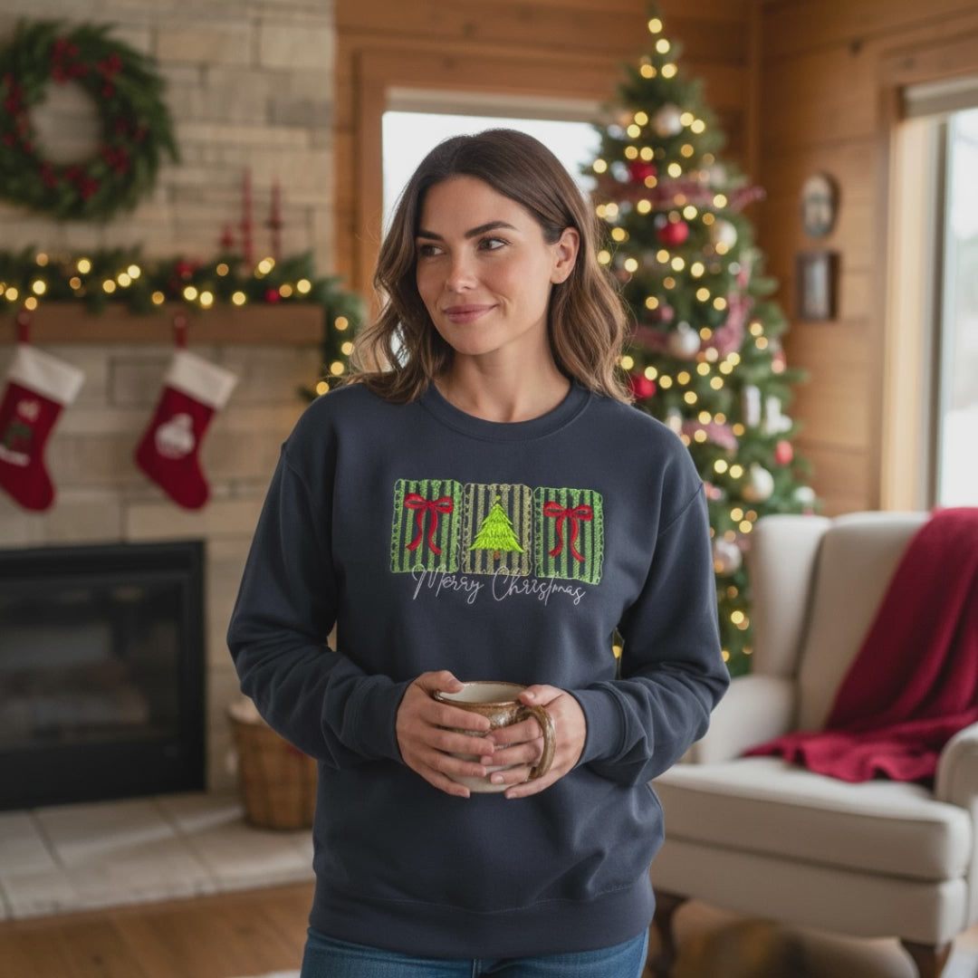 Merry Christmas Sweatshirts, Tees and Infant Gowns