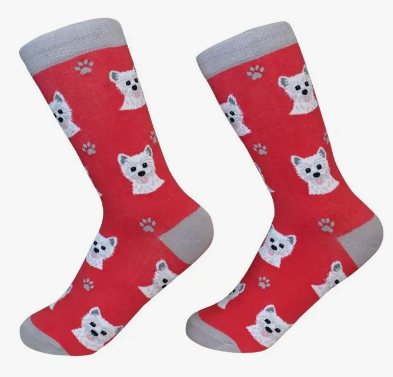 Westie Dog Socks - Premium Socks from Sock Daddy - Just $10.95! Shop now at Pat's Monograms