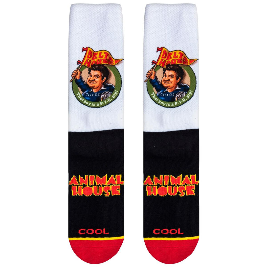 Animal House - Delta House Socks - Premium Socks from Cool Socks - Just $11.95! Shop now at Pat's Monograms