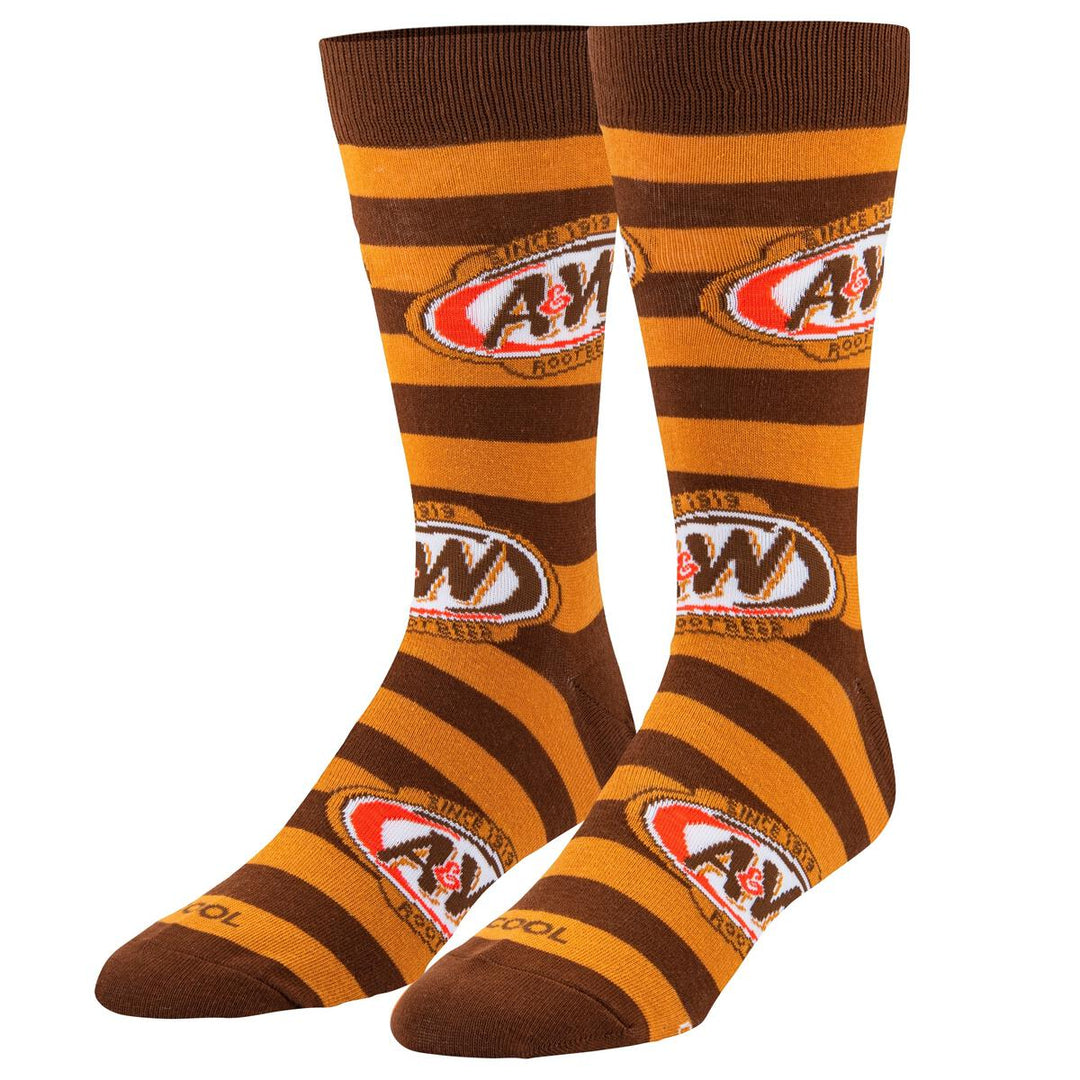 A&W Stripes Socks - Premium Socks from Cool Socks - Just $11.95! Shop now at Pat's Monograms