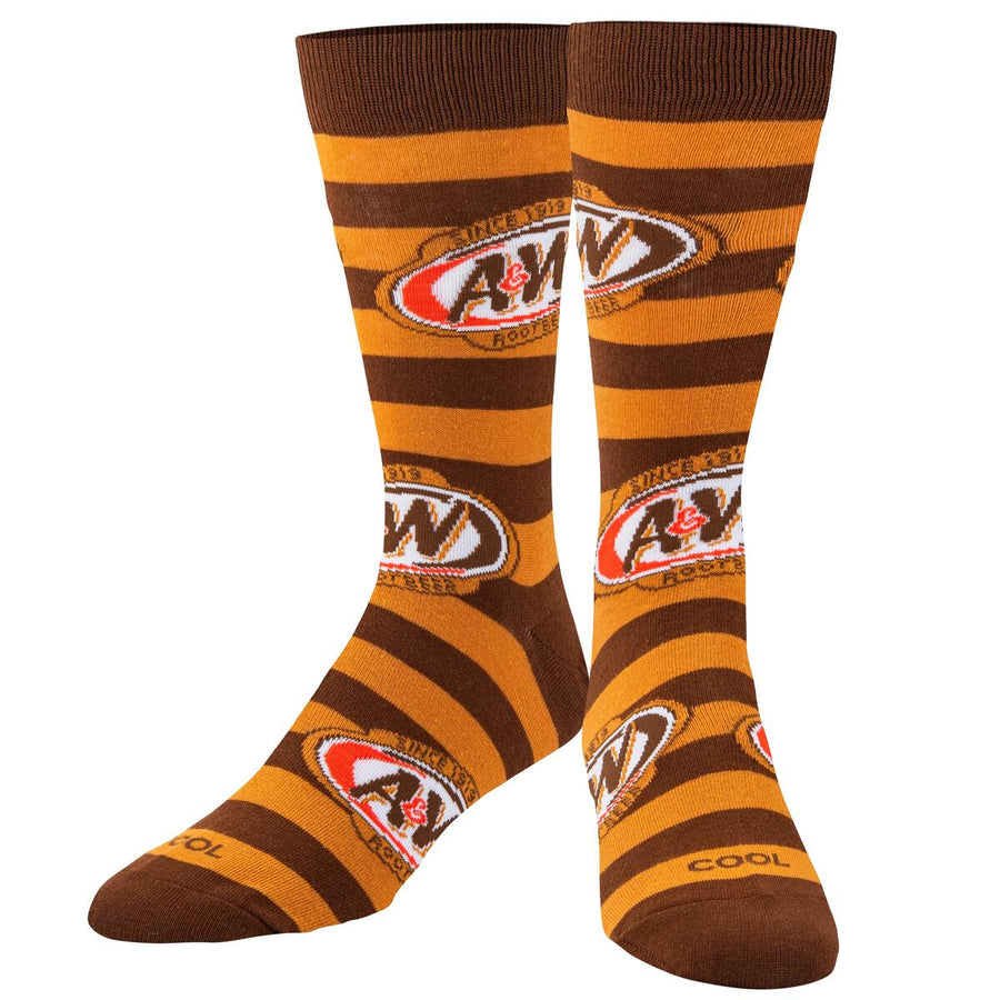 A&W Stripes Socks - Premium Socks from Cool Socks - Just $11.95! Shop now at Pat's Monograms