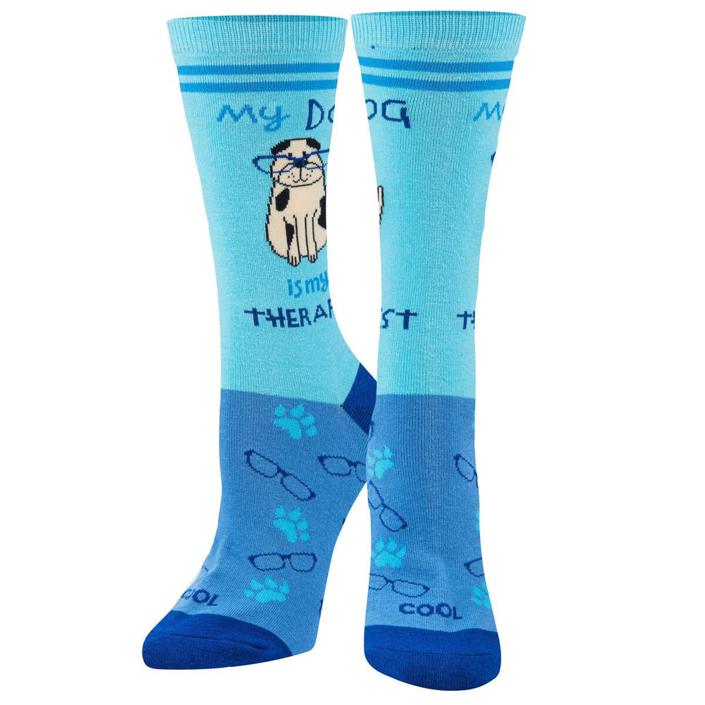 Dog Therapist Cushion Knit Socks - Women - Premium Socks from Cool Socks - Just $11.95! Shop now at Pat's Monograms