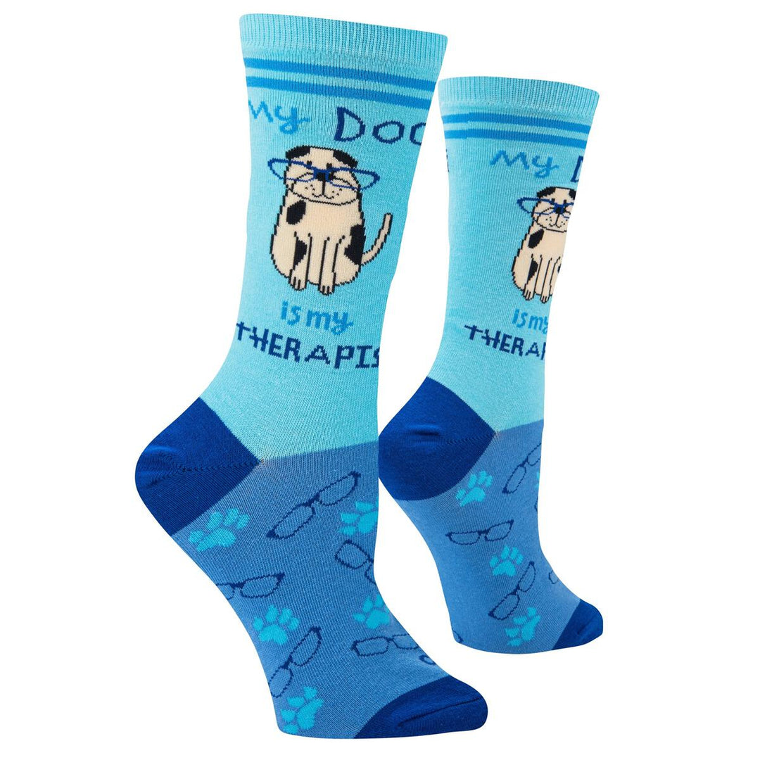 Dog Therapist Cushion Knit Socks - Women - Premium Socks from Cool Socks - Just $11.95! Shop now at Pat's Monograms