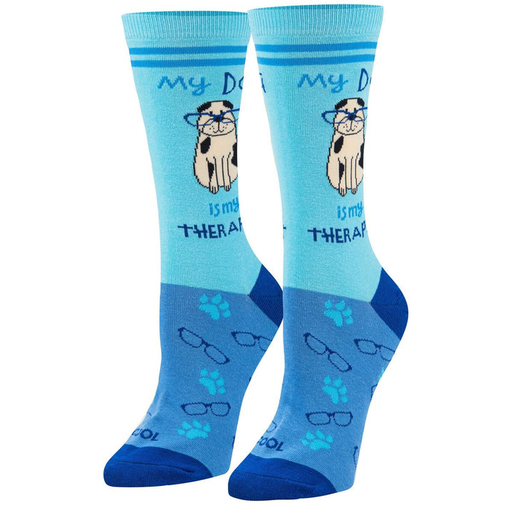 Dog Therapist Cushion Knit Socks - Women - Premium Socks from Cool Socks - Just $11.95! Shop now at Pat's Monograms