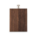 Rustic Wood Wrapped Stainless Steel Hip Flask — Weddingstar Inc.