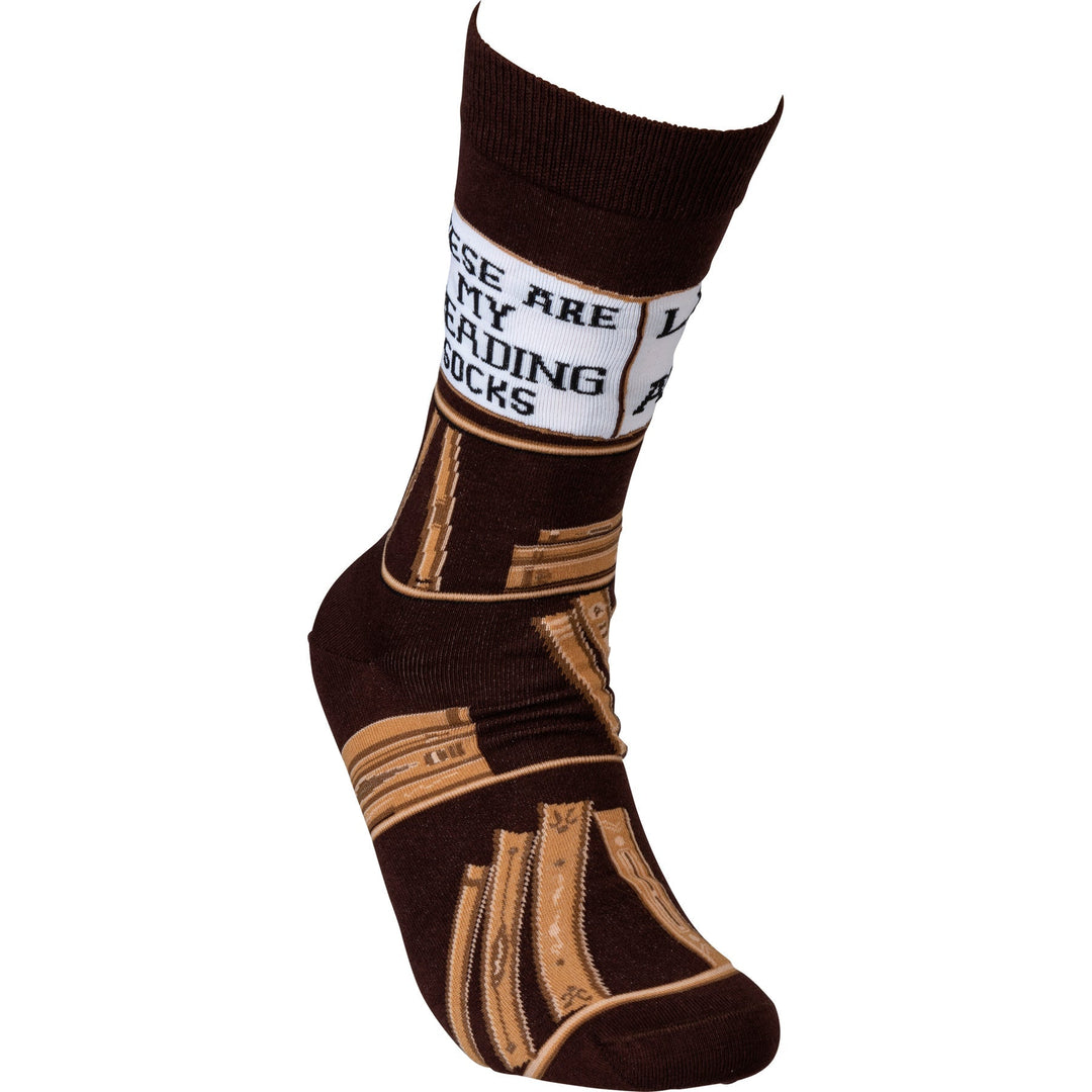 These Are My Reading Socks - Premium Socks from Primitives by Kathy - Just $10.95! Shop now at Pat's Monograms