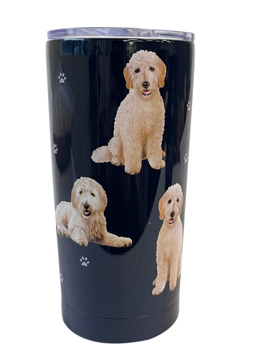 Goldendoodle SERENGETI Ultimate 3D Tumbler - Stainless Steel - Premium Tumblers from E&S Pets - Just $27.95! Shop now at Pat's Monograms
