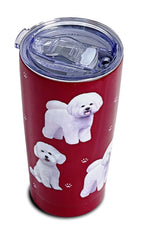 Bichon Frise SERENGETI Ultimate 3D Tumbler - Stainless Steel - Premium Tumblers from E&S Pets - Just $27.95! Shop now at Pat's Monograms