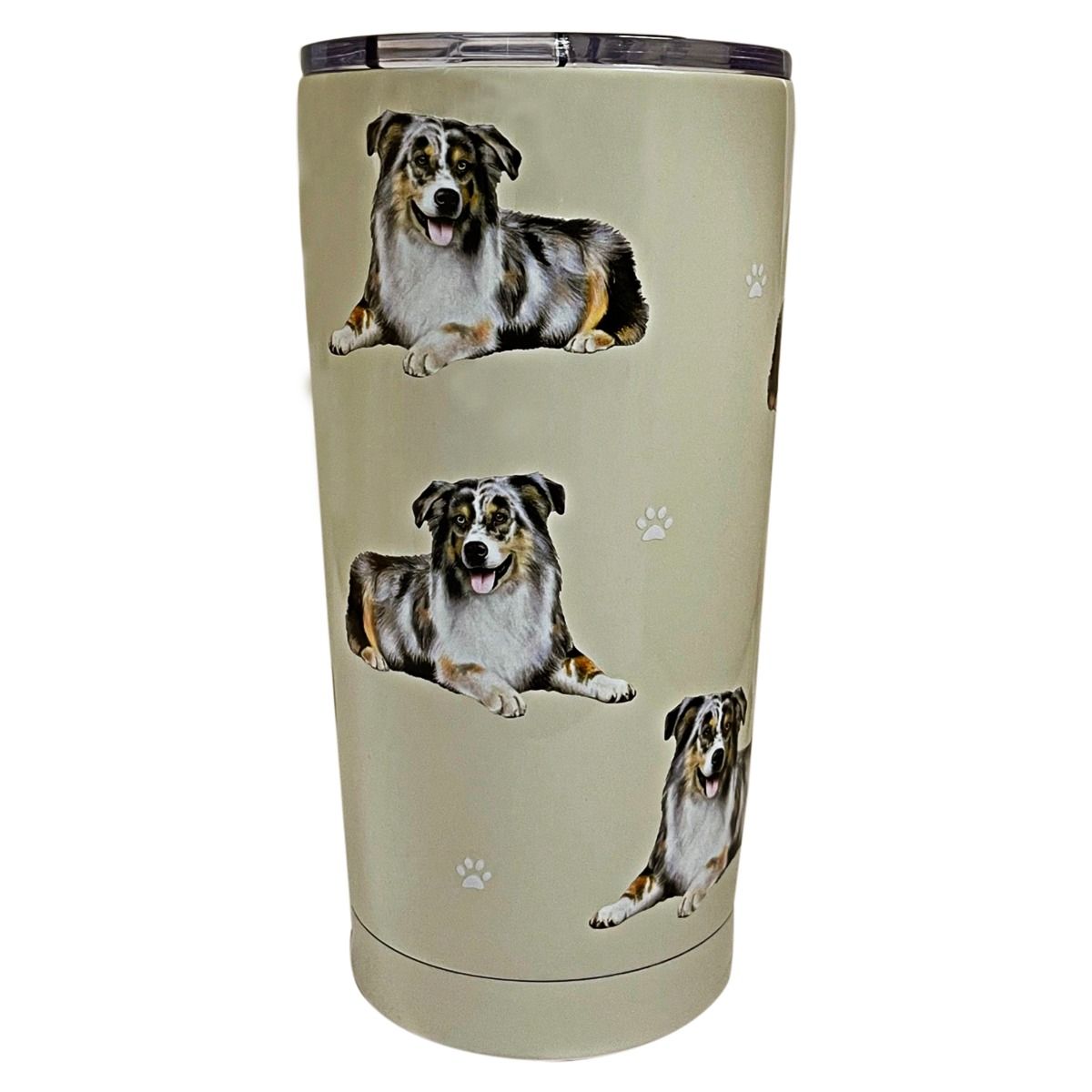 Australian Shepherd SERENGETI Ultimate 3D Tumbler - Stainless Steel - Premium Tumblers from E&S Pets - Just $27.95! Shop now at Pat's Monograms