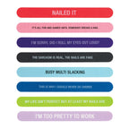 Say What Nail Files - Premium Nail Files & Emery Boards from About Face - Just $3.65! Shop now at Pat's Monograms