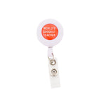 Say What Badge Reels — About Face badge reel