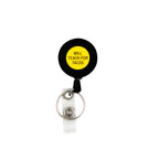 Say What Badge Reels — About Face badge reel
