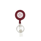 Say What Badge Reels — About Face badge reel