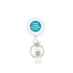Say What Badge Reels — About Face badge reel