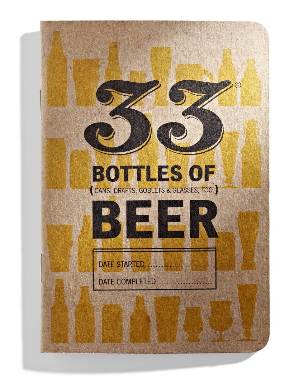 33 Bottles Of Beer Journal — 33 Books Co. gift item