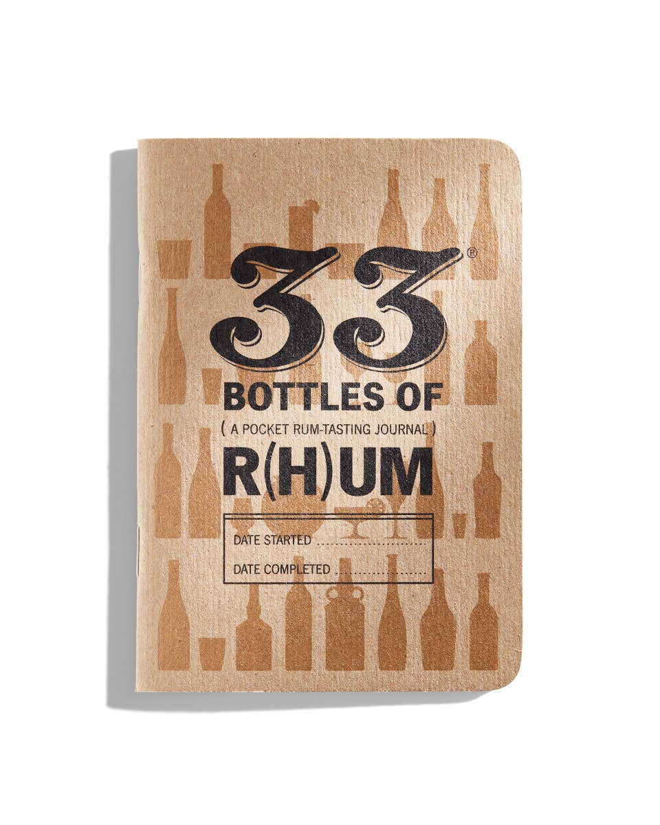 33 Bottles Of R(h)um Journal — 33 Books Co. gift item